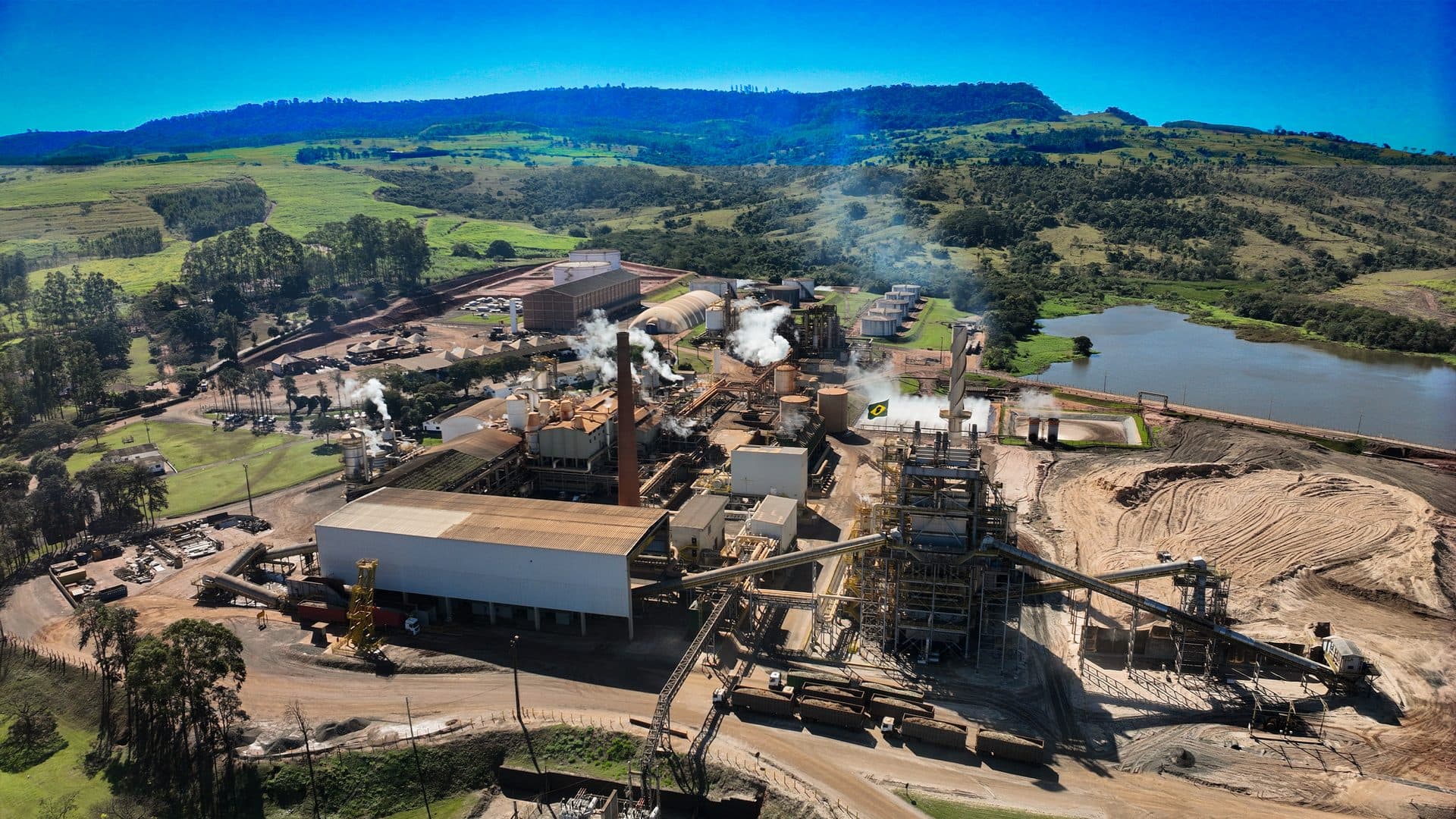 Vista aérea da Unidade Mococa